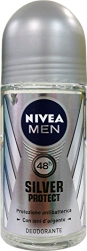 12 x NIVEA FOR MEN Deo Herren Roll On Silver Protect 50 ml von Nivea Men