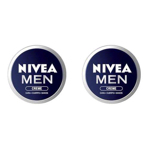 NIVEA MEN Creme (1 x 150 ml), crema para hombres, crema para cara, crema corporal hidratante, crema multiusos hidratante para el cuidado de la piel masculina (Packung mit 2) von Nivea Men