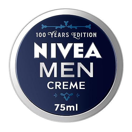 NIVEA MEN Creme 100 Jahre Retro Edition (75 ml), pflegende Hautcreme für intensive Feuchtigkeit, Hautpflege für Männer ideal für Körper, Gesicht und Hände von Nivea Men