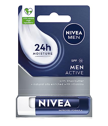 NIVEA MEN Men Active Care Lippenstift, 4,8g von Nivea Men