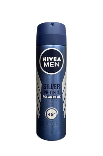 Nivea MEN Silver Protect Anti-Transpirant Antibakterial Deo 150ml - 3 Stück pro Pack von NIVEA MEN
