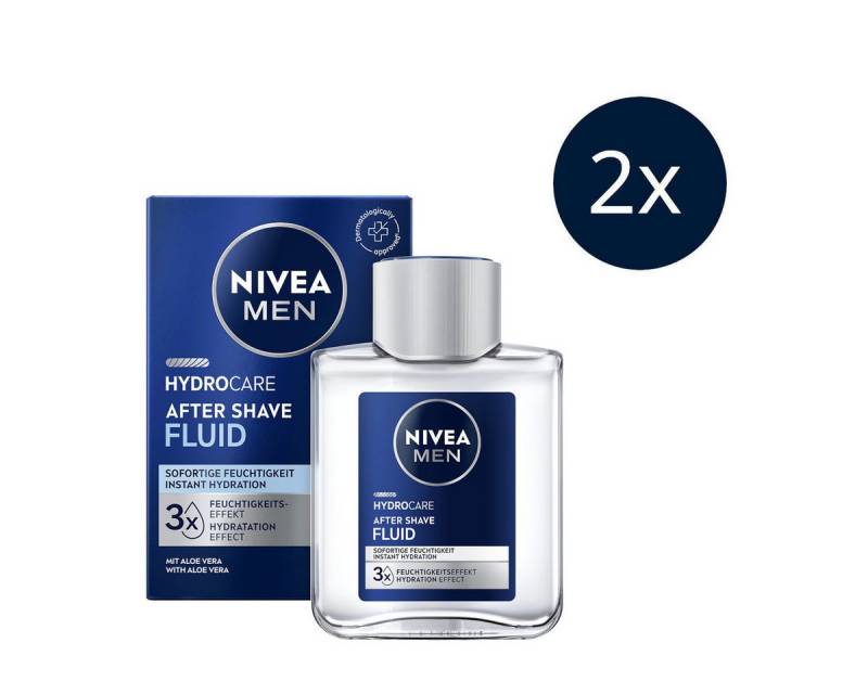 Nivea Men After Shave Lotion Protect & Care After Shave Fluid 2 x 100ml, 2-tlg., 2 x 100 ml von Nivea Men