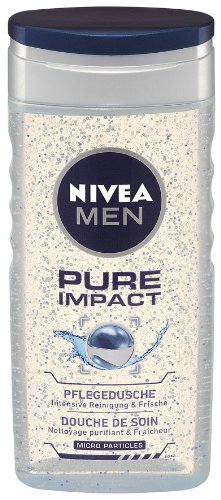 Nivea Men Pure Impact Pflegedusche For Men, 2er Pack (2 x 250 ml) von NIVEA MEN