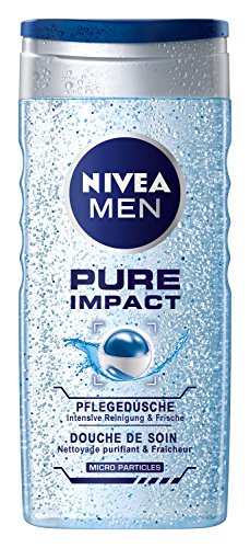 Nivea Men Bath Care Pure Impact Pflegedusche, 4er Pack (4 x 250 ml) von NIVEA MEN