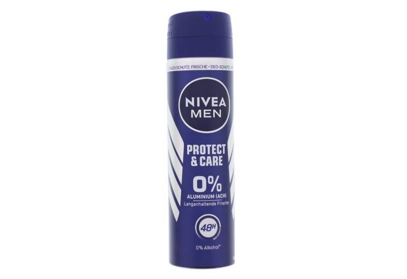 Nivea Men Bodyspray NIVEA MEN Protect & Care Deo Spray 150ml ohne Aluminium 48H Schutz & F von Nivea Men