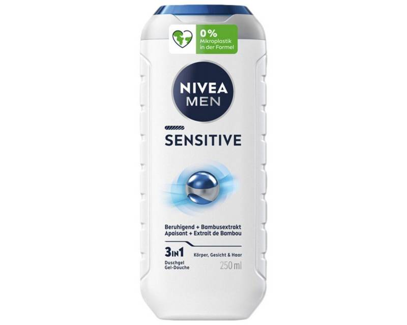Nivea Men Duschgel Sensitive, 250 ml, mit Bambusextrakt von Nivea Men