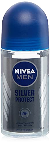 Nivea Men Nivea Deo Roll-on SILVER Protect Dynamic Power, 3er Pack (3 x 160 g) von Nivea Men