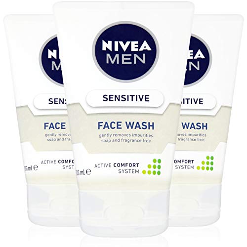 Nivea Men Sensitive Face Wash, 100 ml - Pack of 3 by NIVEA Men von NIVEA MEN