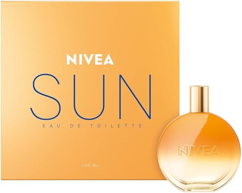 NIVEA SUN Eau de Toilette, Unisex-Parfum mit dem Original Sonnencreme-Duft, sommerlich, erfrischend und im ikonischen Parfüm-Flakon (100 ml) von Nivea Sun