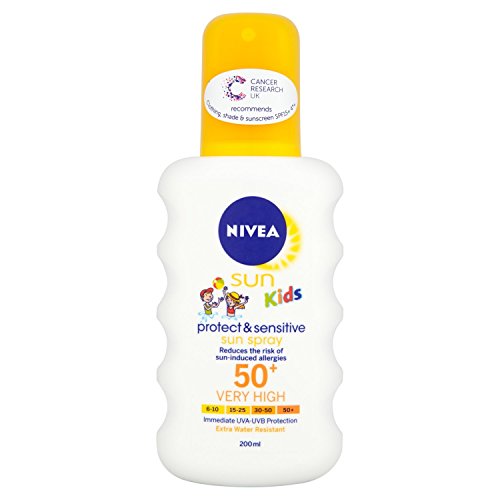 Nivea Sun Pure & Sensitive Spray Kids F50 + 200ml [Badartikel] von Nivea Sun