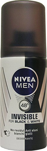 24 x Nivea Mini-Größe Herren Deo Spray Invisible Black & White 35 ml von Nivea