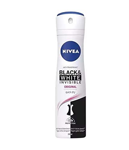 6er Pack - Nivea Deospray Woman - Invisible Black & White Original - 150 ml von Nivea