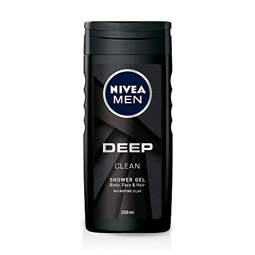 6er Pack - Nivea Duschgel Men - Deep Clean - sorgt für eine hydratisierte Haut - 250ml von Nivea