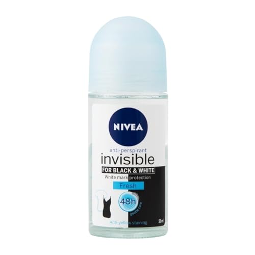 NIVEA Deo Roll-on Women "Invisible for black & white - Original", Anti-Perspirant - 3er Pack (3 x 50 ml) von NIVEA