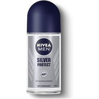 NIVEA - Men 48H Deodorant Roll On Silver Protect - 50ml von Nivea