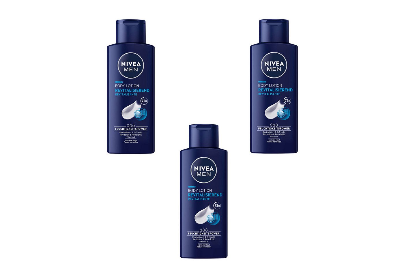 Nivea Bodylotion NIVEA MEN Body Lotion Revitalisierend 3 x 250 ml Set, 3-tlg. Nivea Bodylotion NIVEA MEN Body Lotion Revitalisierend 3 x 250 ml Set, 3-tlg. von Nivea