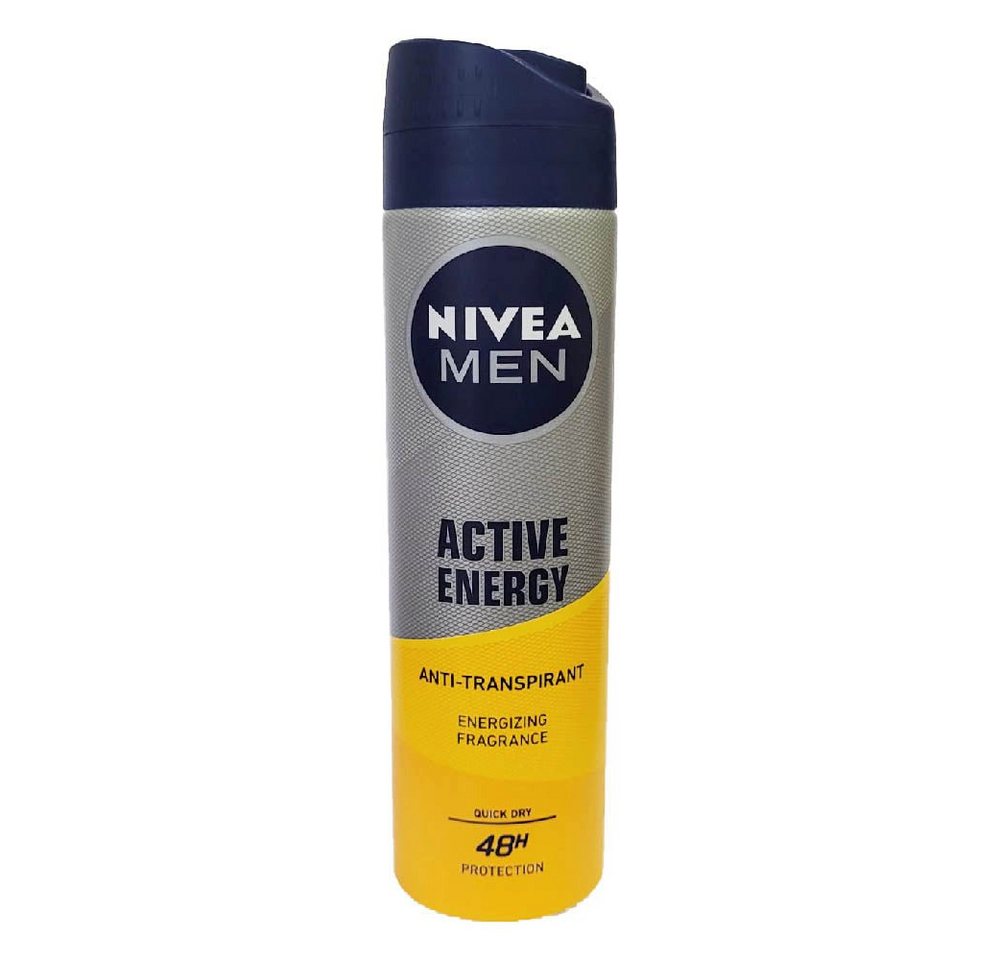 Nivea Deo-Spray Nivea Men Active Energy Anti Transpirant 48H Protection Quick Dry 150m von Nivea