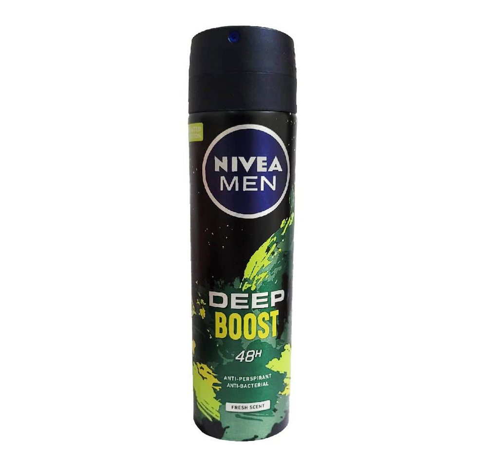 Nivea Deo-Spray Nivea Men Deep Boost 48H Anti Transpirant Anti Bacterial Fresh Scent 1 von Nivea