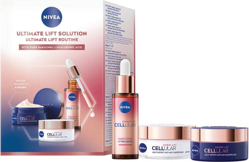 Nivea Gesichtspflege-Set NIVEA CELLULAR Expert Lift Routine Set Set, 3-tlg. von Nivea