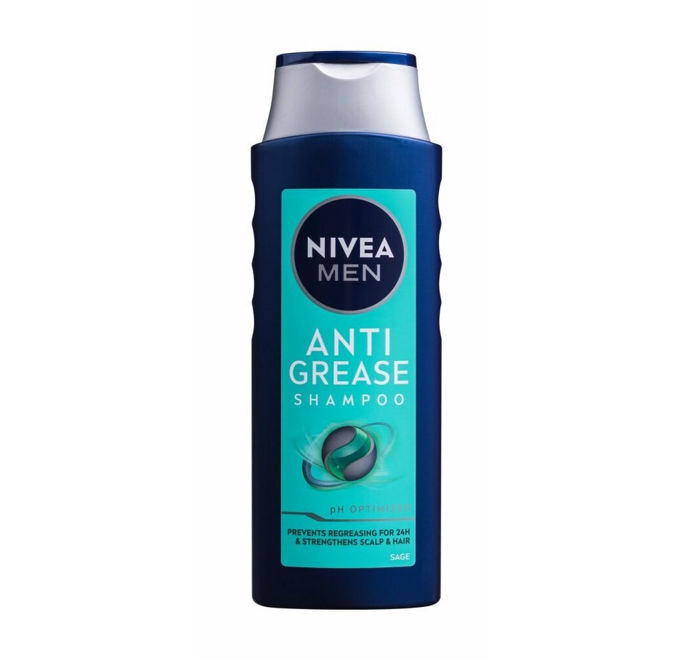 Nivea Haarshampoo Men Anti-Fett Shampoo für fettiges Haar 400ml von Nivea
