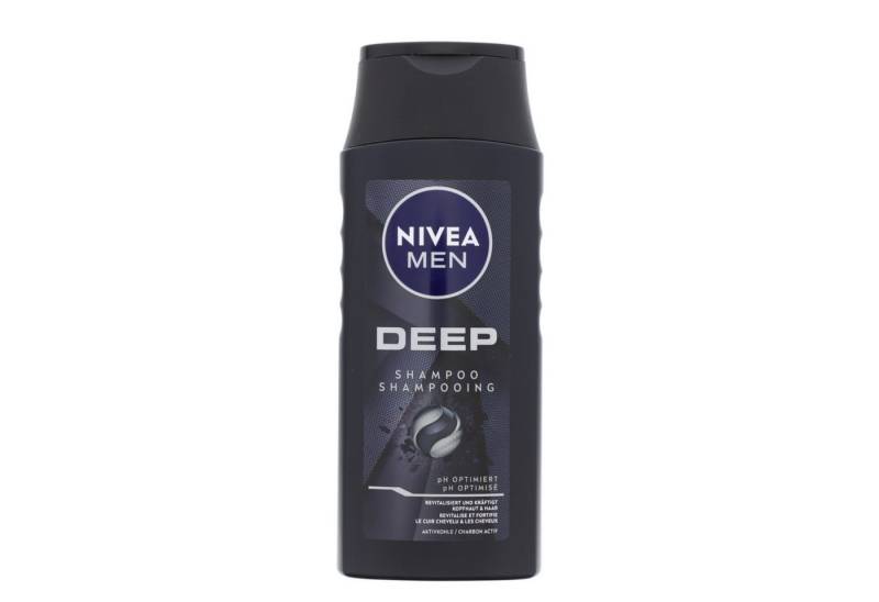 Nivea Haarshampoo NIVEA MEN Deep Shampoo 250ml mit Aktivkohle revitalisierende Tiefenrei von Nivea