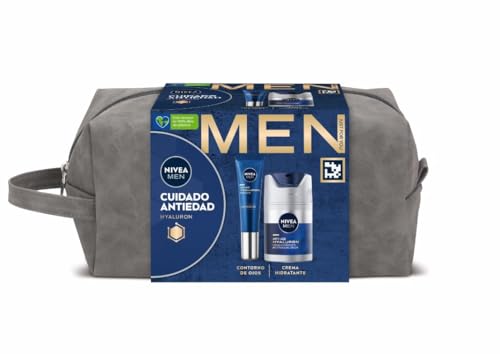 NIVEA MEN Hyaluron Pack Geschenkset Anti-Aging Gesichtspflege Herren mit Anti-Aging Creme (1 x 50 ml) und Augenkontur (1 x 15 ml) NIVEA MEN Hyaluron Pack Geschenkset Anti-Aging Gesichtspflege Herren mit Anti-Aging Creme (1 x 50 ml) und Augenkontur (1 x 15 ml) von NIVEA