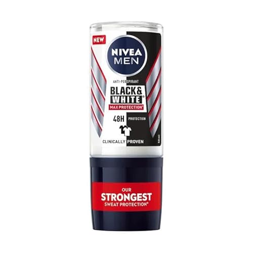 Nivea Men Deo Roll On – Black & White Max Protection - 6er Pack (6x 50ml) von NIVEA