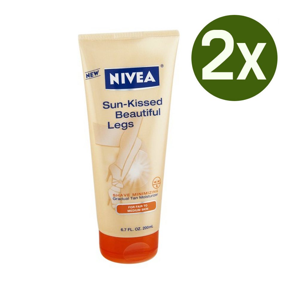 Nivea Selbstbräunungscreme Sun Kissed Beautiful Legs Selbstbräungscreme Lotion 200ml, - 2er Pack Nivea Selbstbräunungscreme Sun Kissed Beautiful Legs Selbstbräungscreme Lotion 200ml, - 2er Pack von Nivea