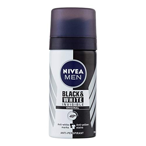 for men deodorant invisible black&white 48 ore formato mini 35 ml von NIVEA