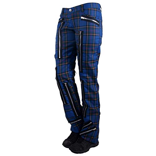 Nix Gut - Tartan, Frauenhose, Farbe: Blau, Größe: M von Nix Gut