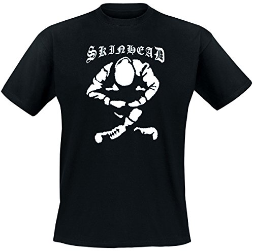 Skinhead T-Shirt, schwarz, Grösse M von Nix Gut