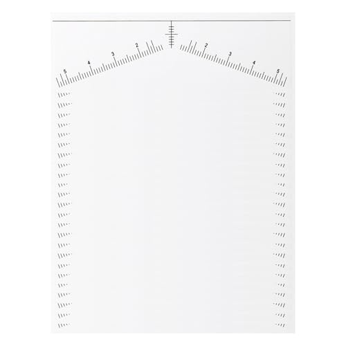 Eyebrow Shaper Schablone - 25x White Eye Brauenmikroblading -Vorlagen, Augenbrauen -Werkzeug, Styling -Set, Buddy -Werkzeug -Kit, Positionierungsaufkleber Für Frauen Augenbrauen Schablone | 25x Augenb von Nixiara