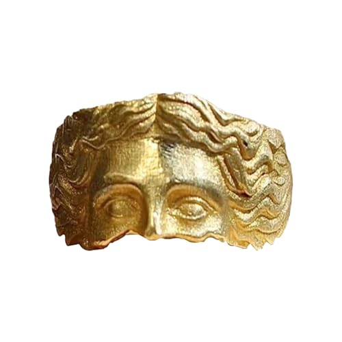 Halbgesichts-Rague – antiker griechischer Göttinnenring Venus | Modischer antiker Ring für Frauen und Männer | eleganter und charmanter Schmuck für Partys im Freien und tägliche Kleidung, Se référer von Nixiara