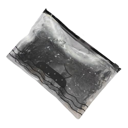 Kleines Haar – 1000 langlebige Haare für schwarze Mädchen | Kleines Gummiband mit starker Zugfestigkeit, für die Hochzeitsfrisur von Nixiara