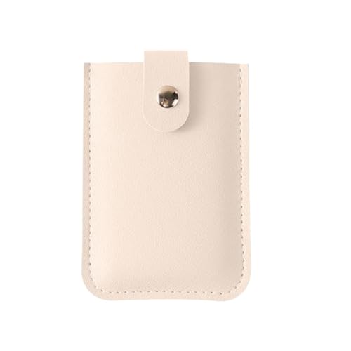 Lederkartenhalter-Dünne Pull-Out-Slot-Brieftasche, Leichte Aufbewahrungskoffer | Breites Gebrauchsportkartenorganisator Mit Taste Drücken Sie Drücken, Minimaler ID -Halter Für Männer Frauen, Zugangszu von Nixiara