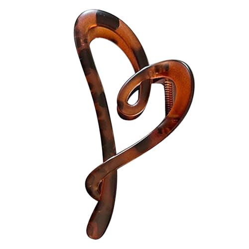 Niedliche Haarklemme - Romantische Haarverschluss, Weit Verbreitete Pastellherzclip | Soft Touch Non-Slip-Grip Für Lange, Kurze Stile, Hochsteckfrisur Fixer, Frauen-Mode-Accessoire, Teenie-Tren von Nixiara