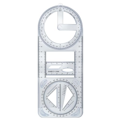 Nixiara Drawing Lurer Tool, Creative Math Learning AIDS Geometrische Zeichnungsherrschaft - Multifunktionales Messwerkzeug Zeichnung Lineal Zeichnung Lineal Und Vorlagen Zum Entwerfen Und Nähen Nixiara Drawing Lurer Tool, Creative Math Learning AIDS Geometrische Zeichnungsherrschaft - Multifunktionales Messwerkzeug Zeichnung Lineal Zeichnung Lineal Und Vorlagen Zum Entwerfen Und Nähen von Nixiara