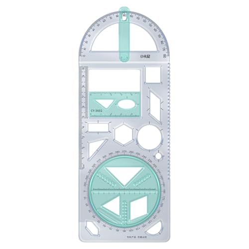 Nixiara Drawing Lurer Tool, Creative Math Learning AIDS Geometrische Zeichnungsherrschaft - Multifunktionales Messwerkzeug Zeichnung Lineal Zeichnung Lineal Und Vorlagen Zum Entwerfen Und Nähen Nixiara Drawing Lurer Tool, Creative Math Learning AIDS Geometrische Zeichnungsherrschaft - Multifunktionales Messwerkzeug Zeichnung Lineal Zeichnung Lineal Und Vorlagen Zum Entwerfen Und Nähen von Nixiara