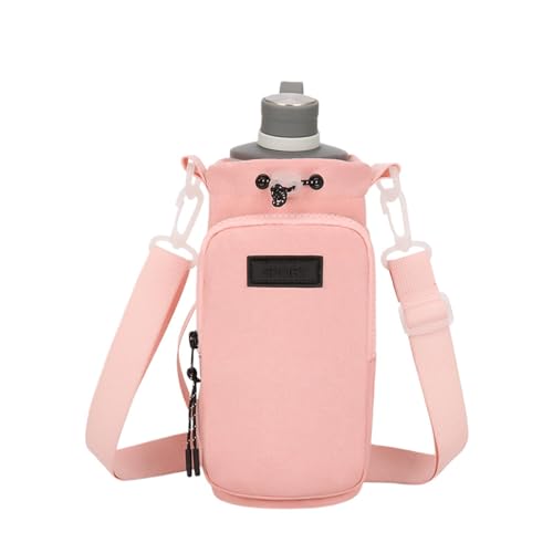 Nixiara Wasserflaschenhalter Mit Riemen - Wasserflasche Schlinge Mit Schultergurt | Trinkbecher -Geldbörse -Telefontasche, Sportbecher Tumbler -Trägerbeutel Zum Aufstieg des Camping -Camping von Nixiara