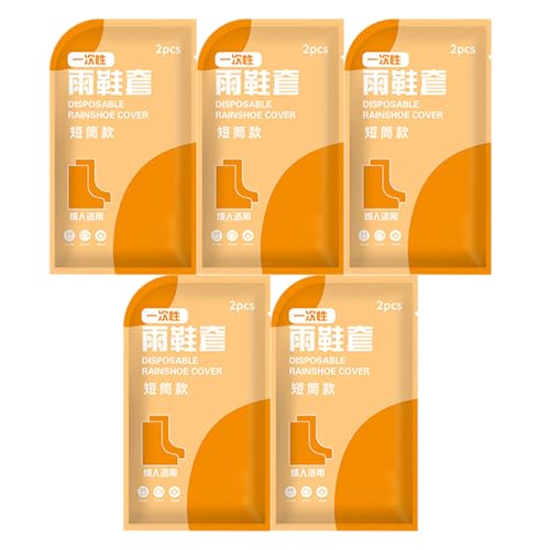 Regenschutz für Schuhe | 10 Stück Regenschutz für Schuhe – transparent, wiederverwendbar, robust, für Damen und Herren, Wandern im Freien, Cutout Transparent, Se référer au descriptif von Nixiara