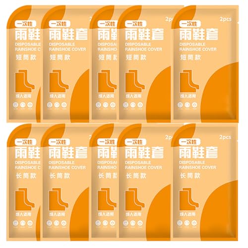 Regenschutz für Schuhe | 10 Stück Regenschutz für Schuhe – transparent, wiederverwendbar, robust, für Damen und Herren, Wandern im Freien, Transparentes High-End-Modell, Se référer au descriptif von Nixiara