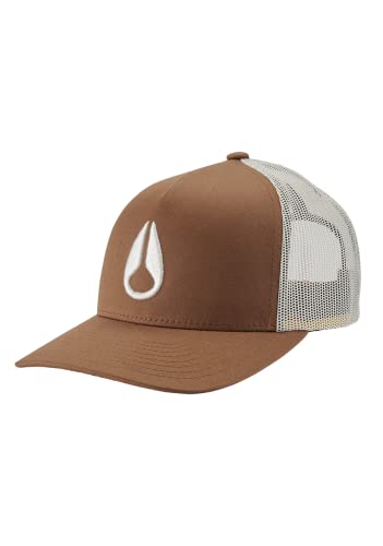 NIXON Iconed Trucker Hat - Brown/Off White von Nixon