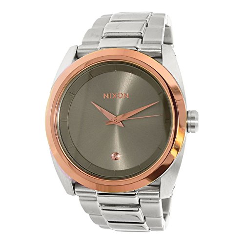 NIXON Quarzuhr Queenpin A935-2215 Silver/Rose Gold/Taupe von Nixon