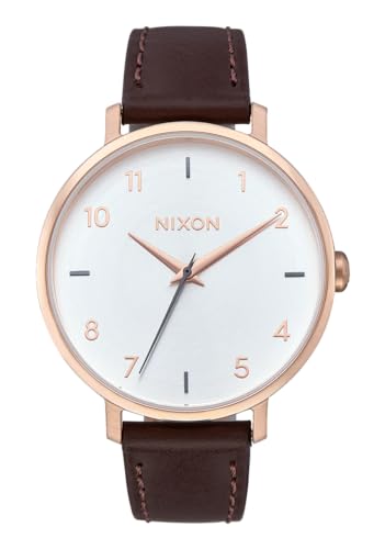 Nixon Damen Analog Quarz Uhr mit Leder Armband A10912369-00 von Nixon