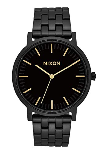 Nixon Armbanduhr Porter All Black / Gold von Nixon