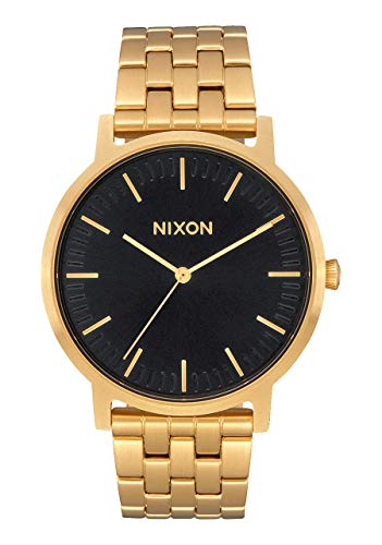 Nixon Armbanduhr Porter All Gold / Black Sunray von Nixon