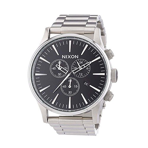 Nixon Armbanduhr Sentry Chrono Black von Nixon