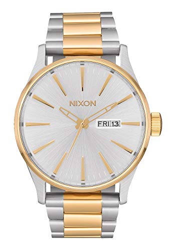 Nixon Armbanduhr Sentry Edelstahl Silver / Gold von Nixon