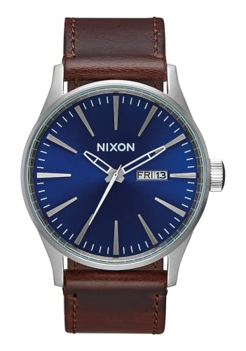 Nixon Armbanduhr Sentry Leder Blue / Brown von Nixon