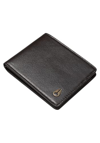 Nixon Cape Leather Bi-fold Wallet - Brown von Nixon